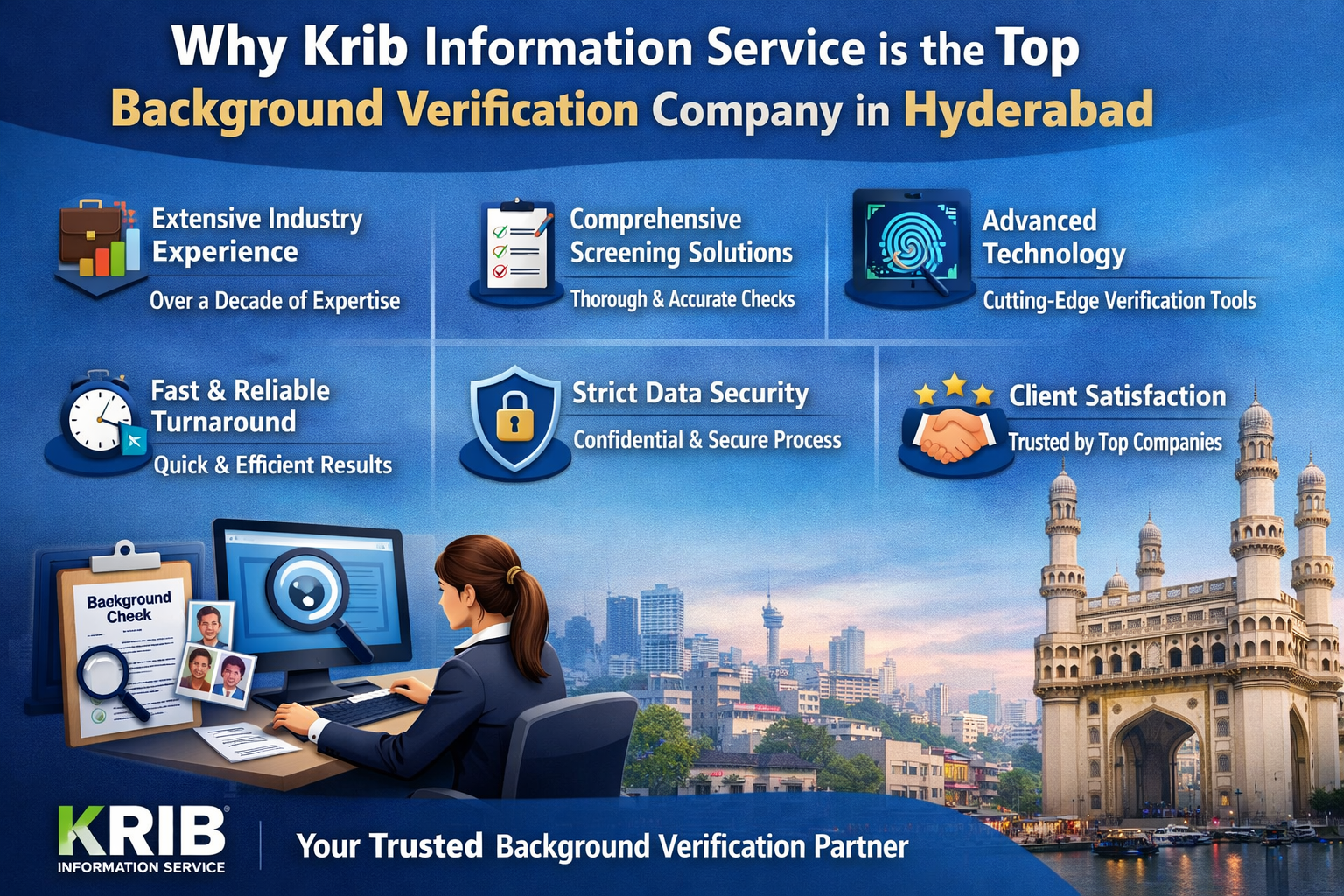 Why Krib Information Service is the Top Background Verification Company in Hyderabad